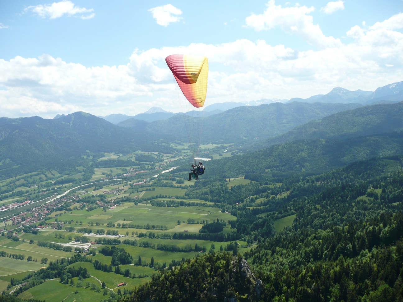 Tandemflug am Brauneck mit Tommy