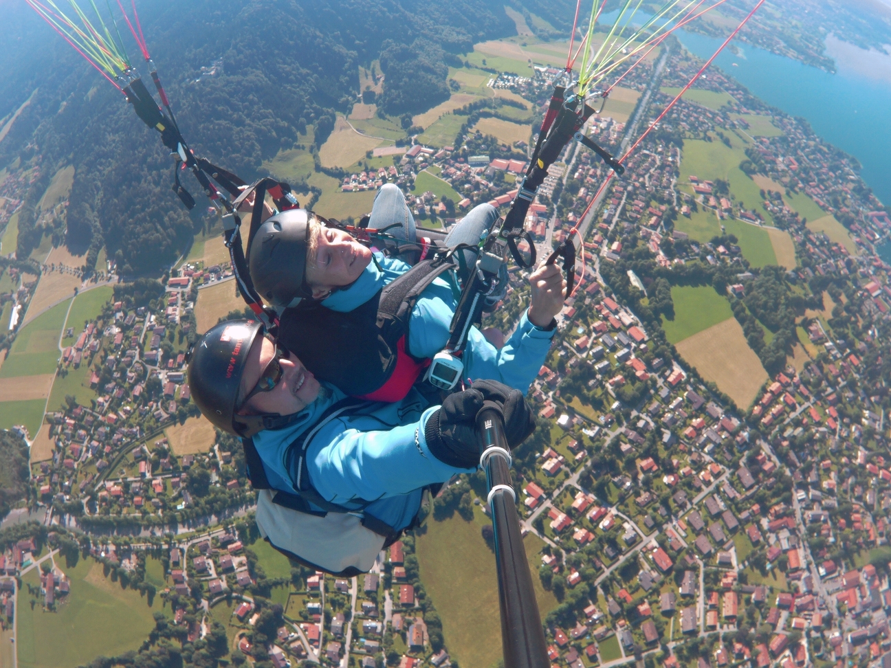 Tandemflug am Wallberg mit Petra